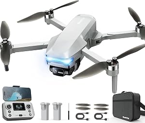 Drones with Camera for Adults 4K, Foldable Beginner Drone with Brushless Motor, Auto Follo