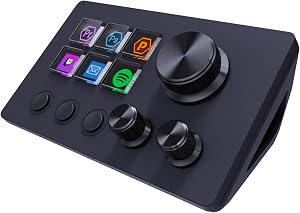 ActionRing Streaming Macro Keypad, Stream Controller Deck, Gaming Shortcut Keyboard, with 