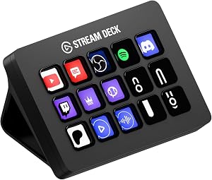 Elgato Stream Deck MK.2 – Studio Controller, 15 macro keys, trigger actions in apps and so