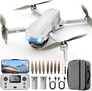 Oddire Drones with Camera for Adults 4K, GPS Auto Return, Waypoint Flight, Orbit Fly, GPS 